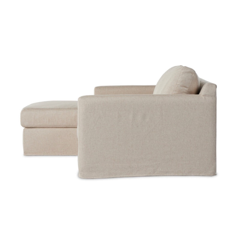 Four Hands Hampton 2-Piece Slipcover Sectional side view