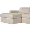 Hampton 2-Piece Slipcover Sectional 238940-001 chaise view
