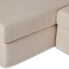 Four Hands Hampton 2-Piece Slipcover Sectional chaise base view