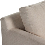 Four Hands Hampton 2-Piece Slipcover Sectional back cushion view