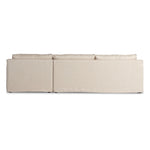 Hampton 2-Piece Slipcover Sectional 238941-001 back view