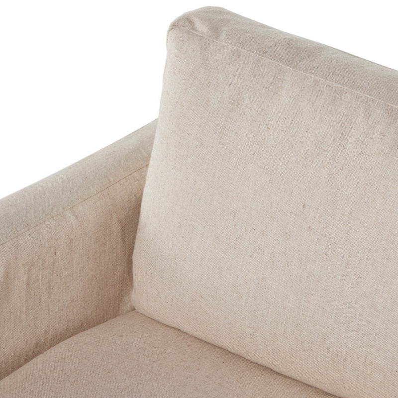 Four Hands Hampton Slipcover Sofa back cushion view