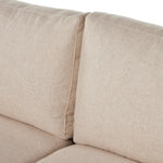 Four Hands Hampton Slipcover Sofa two back cushion view