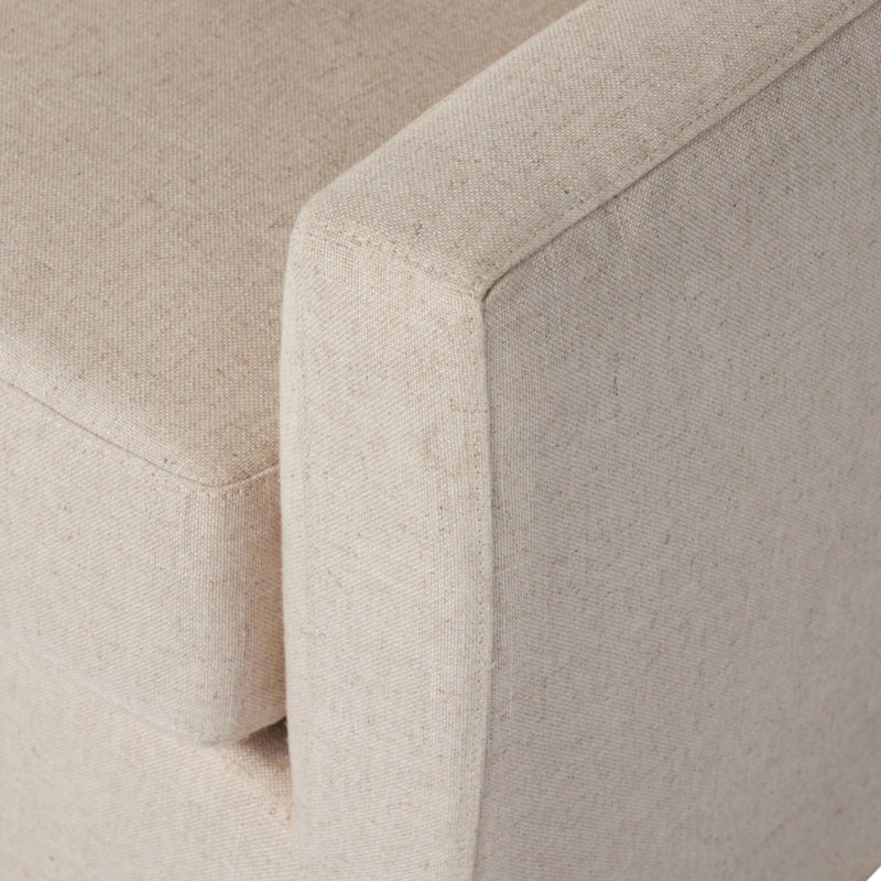 Four Hands Hampton Slipcover Sofa arm corner view