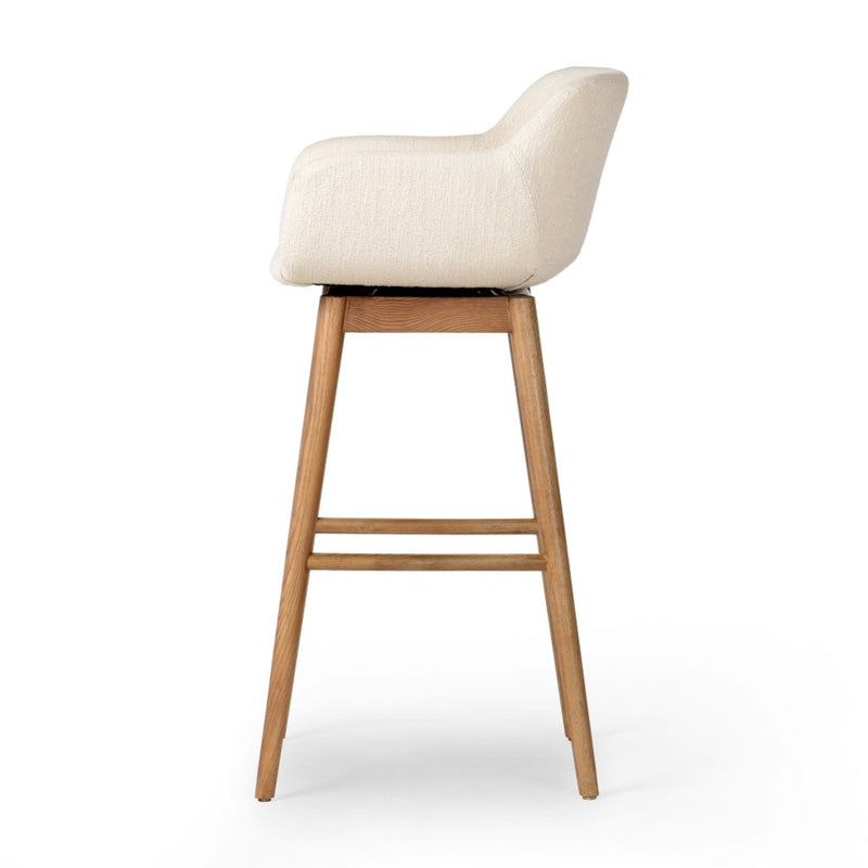 Hannah Swivel Stool 237909-004 bar height side view 