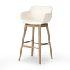 Four Hands Hannah Swivel Stool bar height angled view 