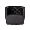 Hanover Swivel Chair Heirloom Black Front Facing View 106090-013