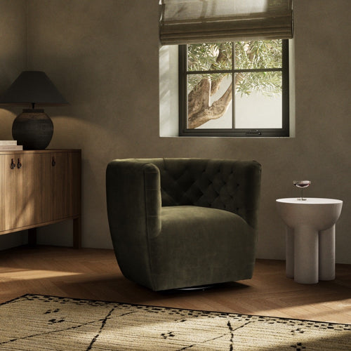 Hanover Swivel Chair 106090-014 staged view 