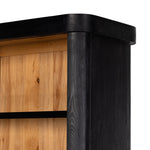 Harrod Bookcase Natural Beechwood Top Right Corner Detail 230859-001
