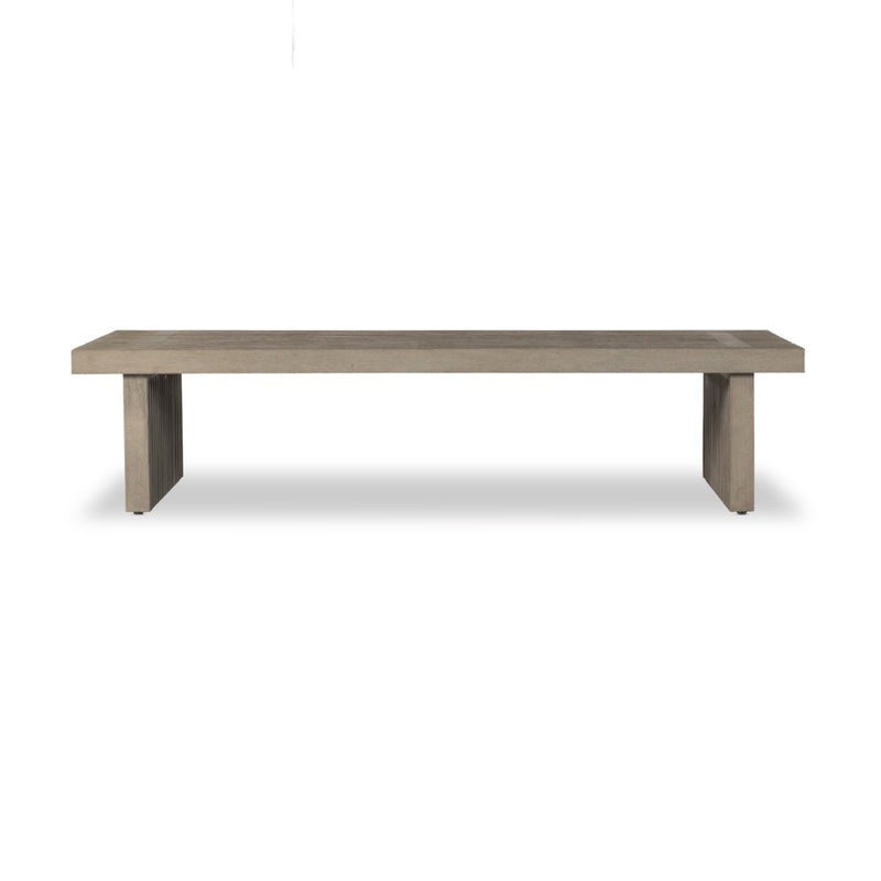 Haskell Outdoor Coffee Table Grey Front Facing View 233790-002
