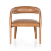 Four Hands Hawkins Chair Sonoma Butterscotch Front Facing View