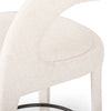 Four Hands Hawkins Counter Stool Omari Natural Curved Armrest