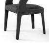 Hawkins Dining Chair FIQA Boucle Charcoal Legs 223320-025