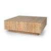 Mercana Hayden Square Coffee Table angled view 