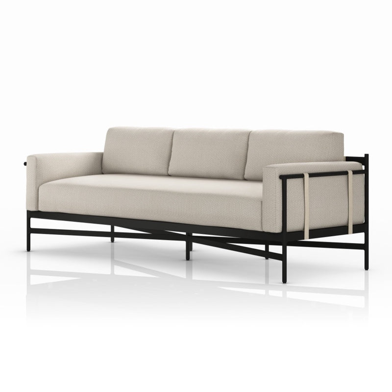 Four Hands Hearst Outdoor Sofa 99" angled view 