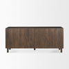 Heera Sideboard Dark Brown Front Facing View 70646