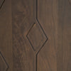 Mercana Heera Sideboard Dark Brown Diamond Detail