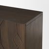 Heera Sideboard Dark Brown Top Corner Detail 70646