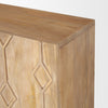 Mercana Heera Sideboard Light Brown Top Corner Detail