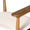 Four Hands Hillard Outdoor Dining Chair with Olefin Ivory Cushion