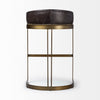 Hollyfield Stool - Black Leather