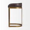 Hollyfield Stool - Black Leather