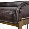 Hollyfield Stool - Black Leather