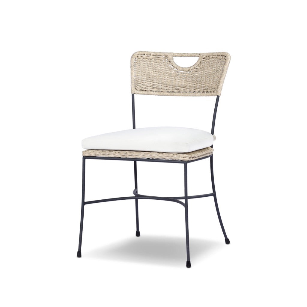 Four Hands Honor Outdoor Dining Chair angled view 