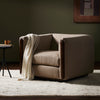 Hoyte Swivel Chair Bahari Sand Staged View
