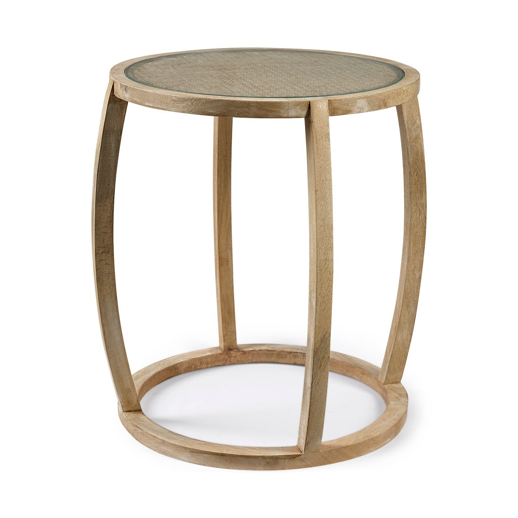 Mercana Hubbard Accent Table side view 