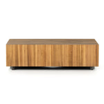 Four Hands Hudson Rectangle Coffee Table Natural Yukas Front Facing View