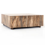 Hudson Square Coffee Table Spalted Primavera Low Angled View UWES-214