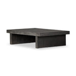 Huesca Outdoor Coffee Table Distressed Graphite Concrete Angled View 241080-001