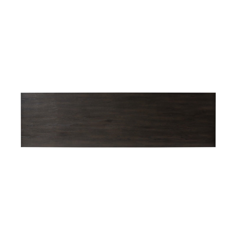 Huxley Console Table Smoked Black Veneer Top View 241303-001
