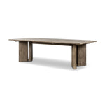 Four Hands Huxley Outdoor Dining Table 110" angled view 
