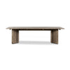 Four Hands Huxley Outdoor Dining Table 110" front view 
