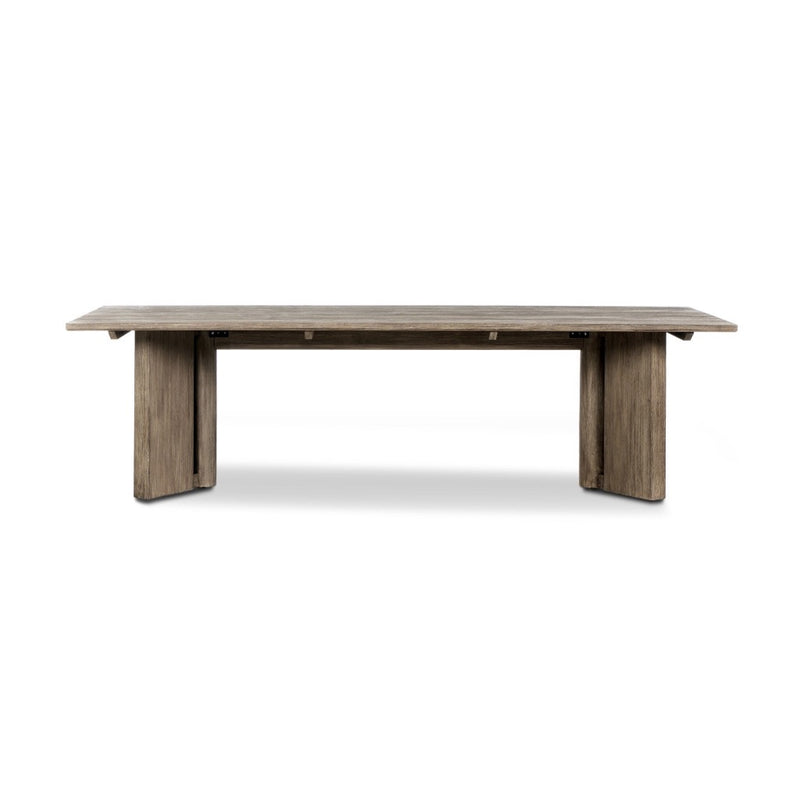 Four Hands Huxley Outdoor Dining Table 110" front view 