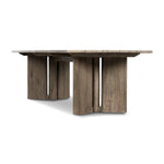 Huxley Outdoor Dining Table 110" 241148-001 angled side view 