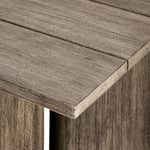 Huxley Outdoor Dining Table 110" 241148-001 corner tabletop view 
