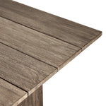Four Hands Huxley Outdoor Dining Table 110" corner of tabletop 