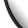 Hyde Round Mirror Black Aluminum Rounded Frame 229649-002