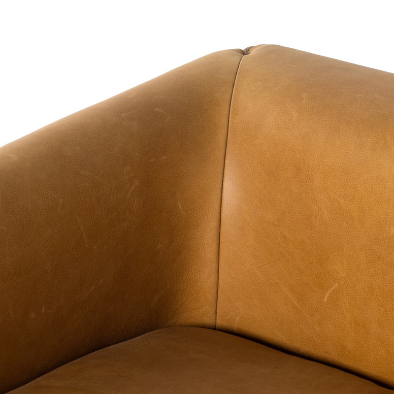 Four Hands Idris Chair Palermo Butterscotch Top Grain Leather Seating