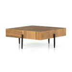 Indra Square Coffee Table Natural Yukas Angled View 227799-003
