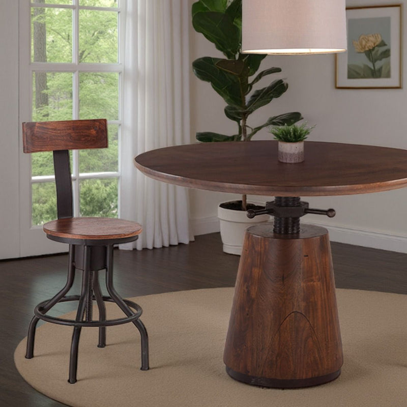Industrial Modern Adjustable Height Stool | Home Trends & Design