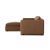 Four Hands Ingel 3-Piece Sectional with Ottoman Side View