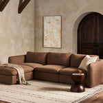 Ingel 3-Piece Sectional with Ottoman Staged View Four Hands
