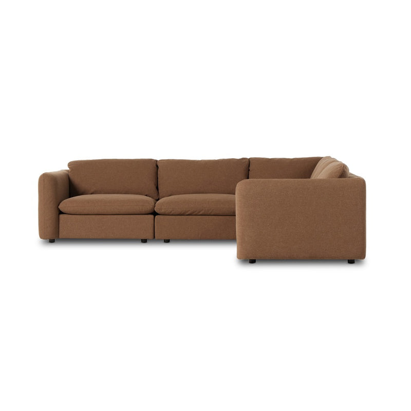 Ingel 5-Piece Sectional Antwerp Cafe Front Facing View 239342-002