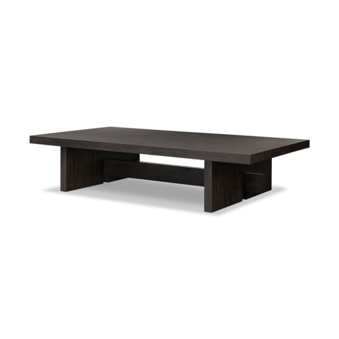 Four Hands Isaac Coffee Table - Smoked Black Veneer