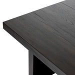 Isaac Coffee Table Smoked Black Veneer Angled Tabletop View 239832-001