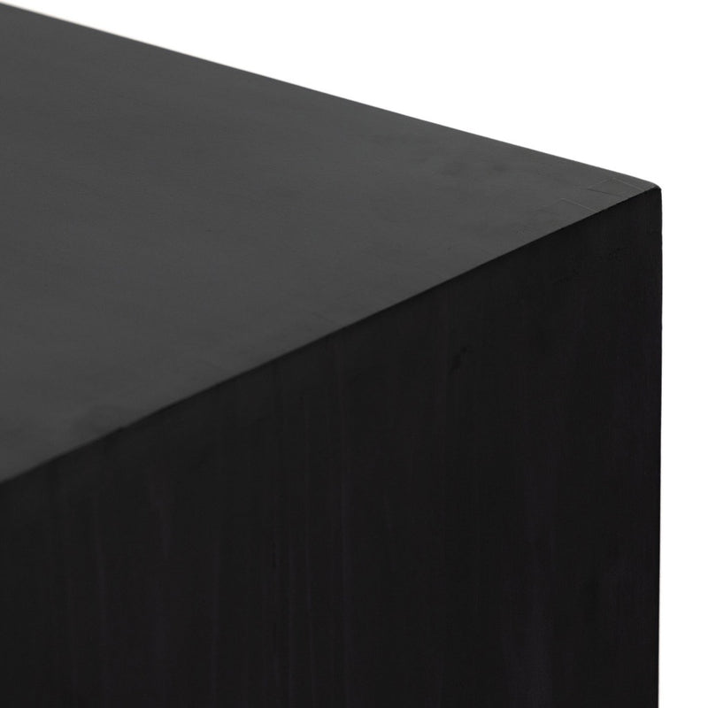 Isador Sideboard Black Wash Poplar Top Right Corner Detail 223759-002